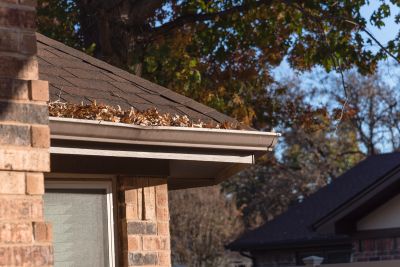 Clogged Gutters make a house look bad